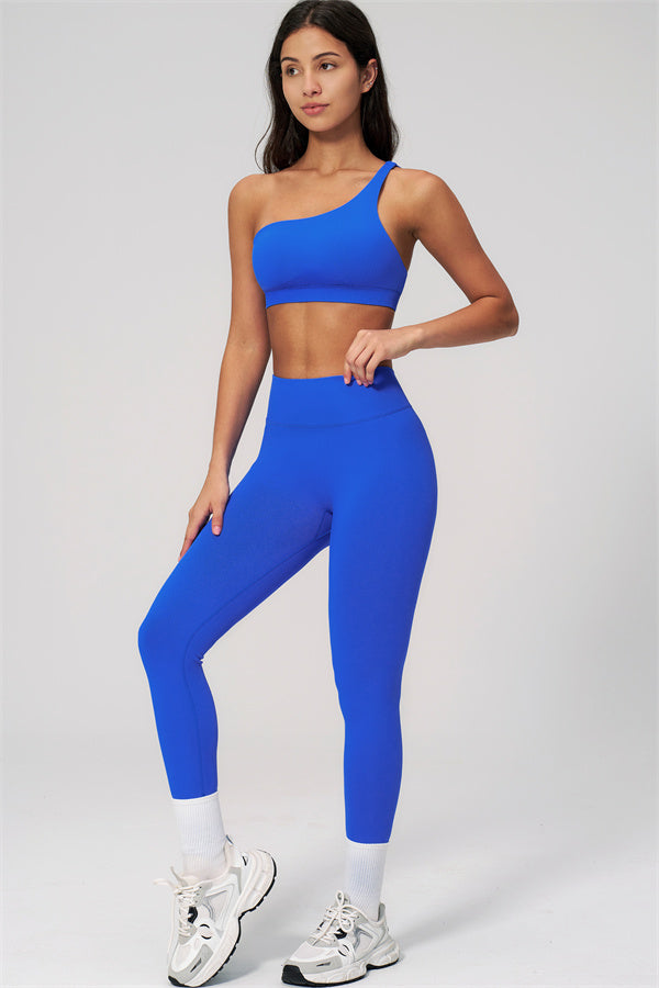 The Empower One-Shoulder Sports Bra