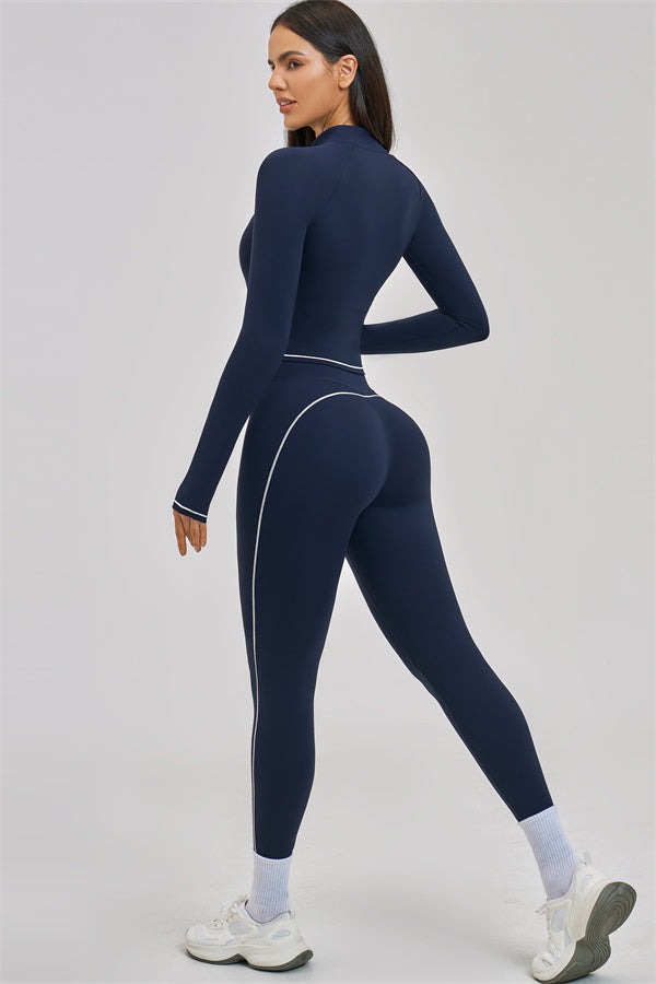 The Unbound Jacket Crop Top Leggings 3-Piece Set