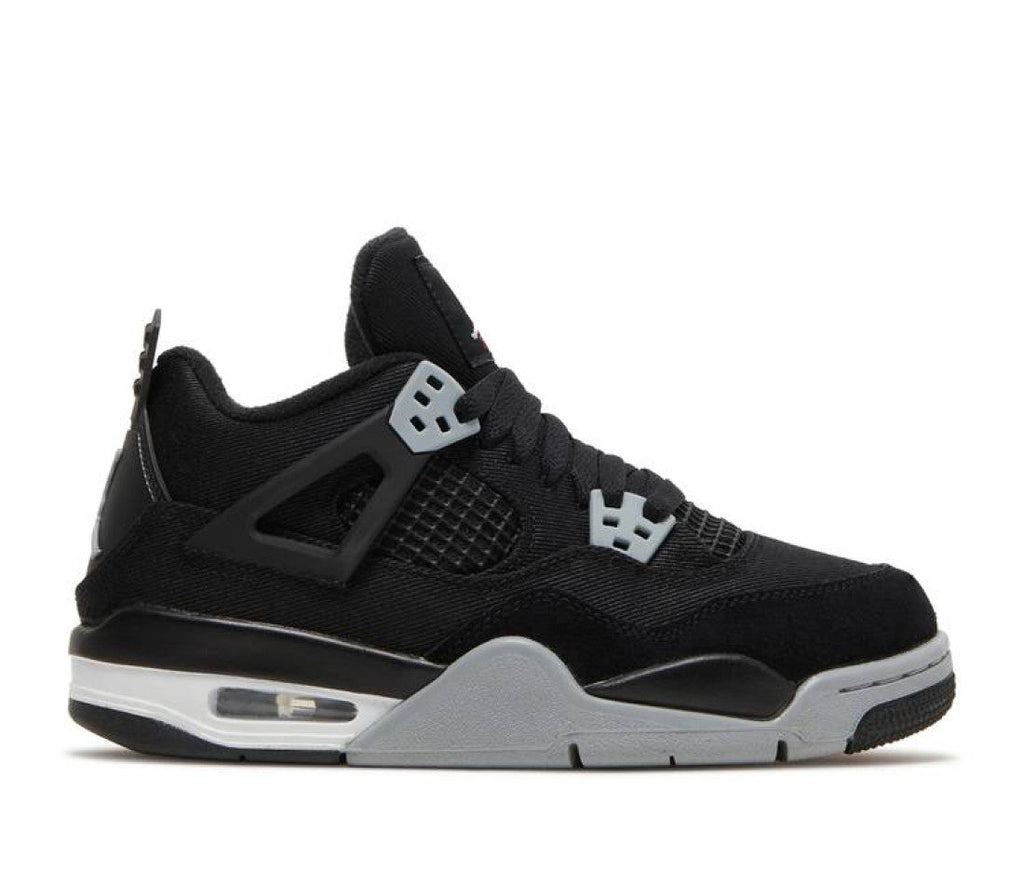 Air Jordan 4 Retro Black Canvas (GS)
