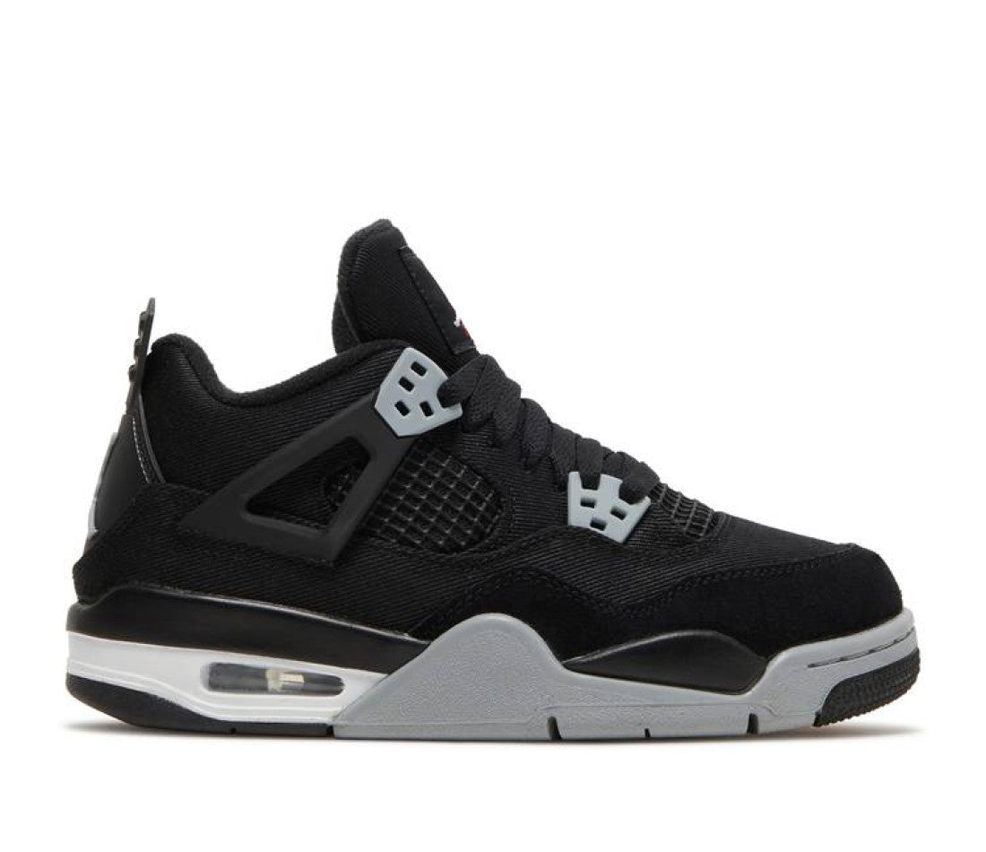 Air Jordan 4 Retro Black Canvas (GS)