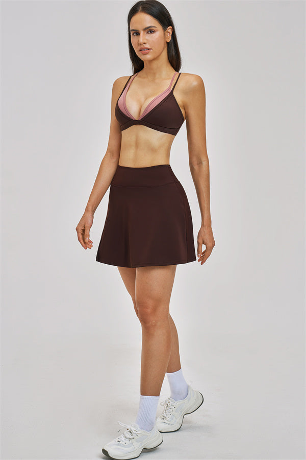 The Seraphine Layered V Sports Bra