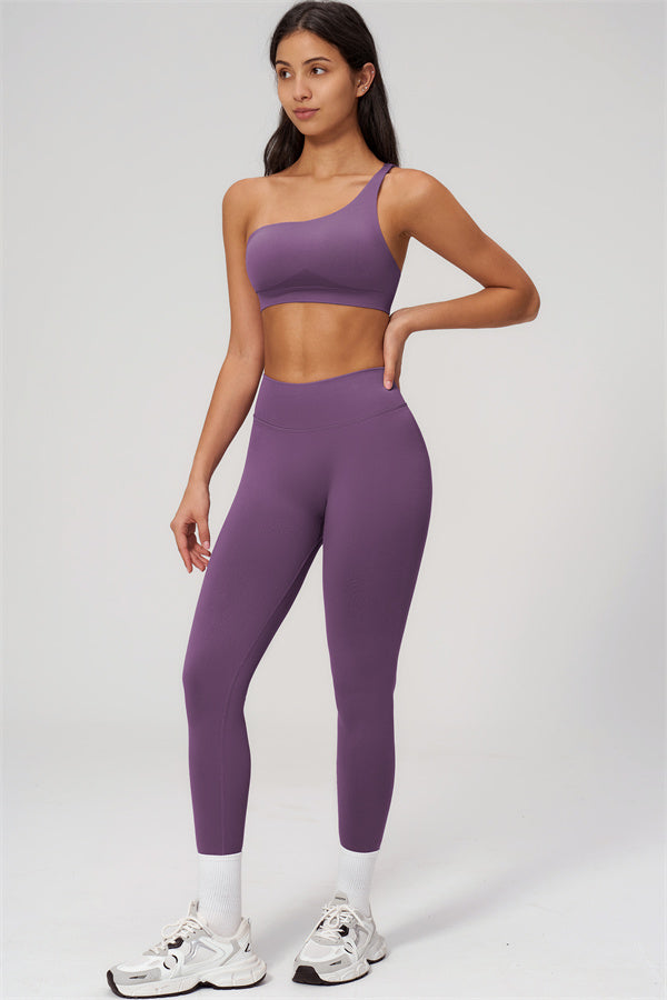 The Empower One-Shoulder Sports Bra