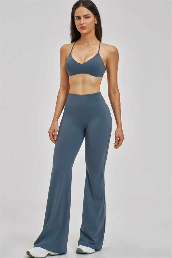 The Zenith Sports Bra Flared Leggings 2-Piece Set