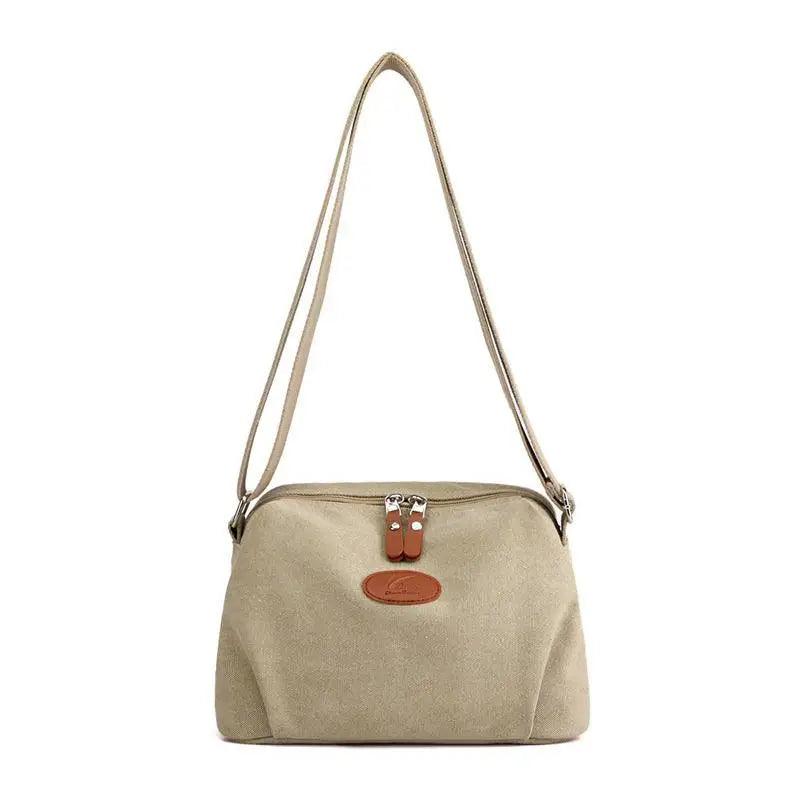 Lavish Style Canvas Crossbody Bag For Women And Girld Travel Bag Lightweighted Casual Shoulder Bag For Females