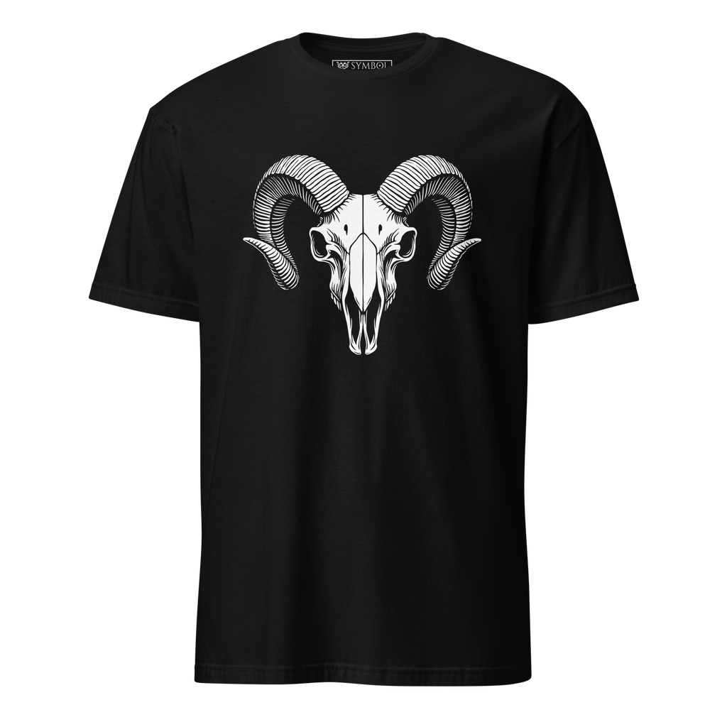 Skull Series - The Spiral Rite (Ram Skull) Unisex T-Shirt