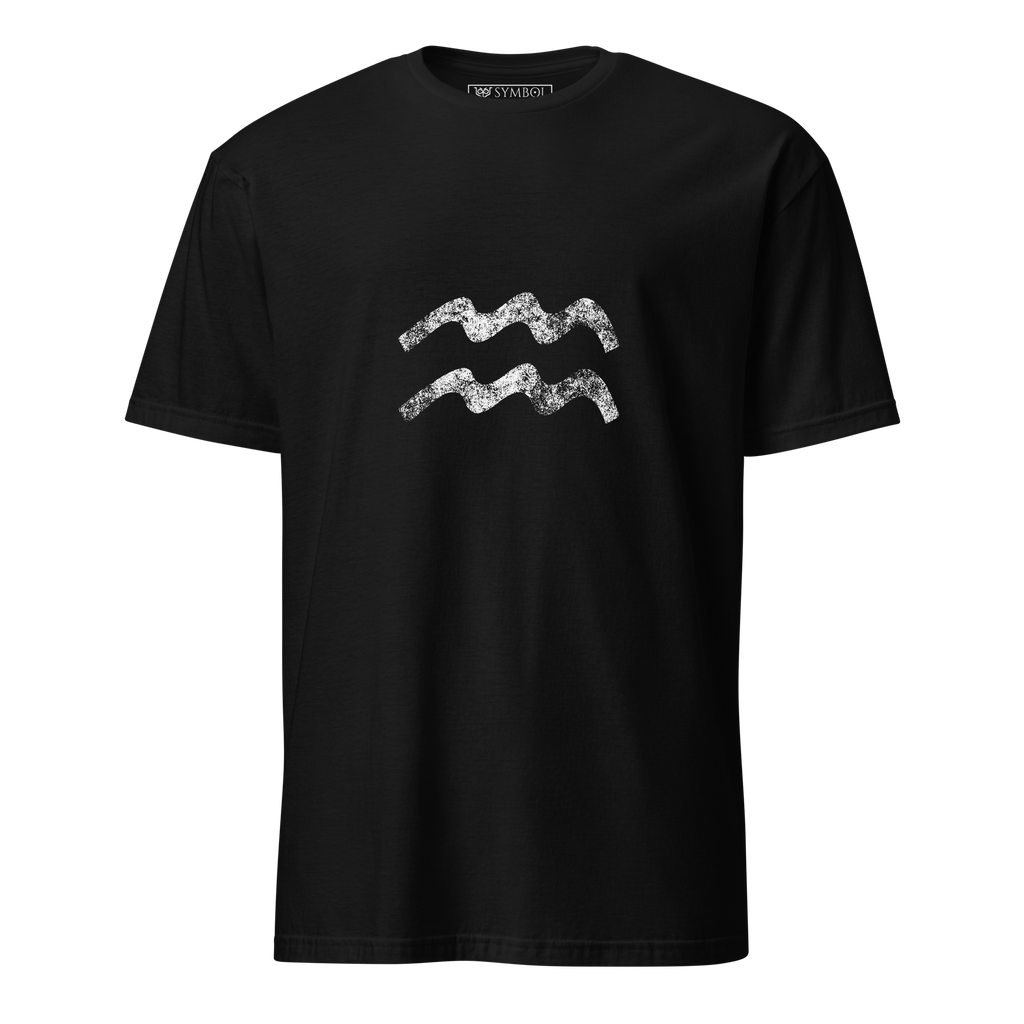 The Zodiac Grunge Series - Aquarius Unisex T-Shirt